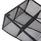Mind Reader Black 7 Compartment Tea and Coffee Condiment Organizer
